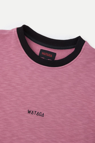 Свитшот WATAGA Blank WSPB -001 Розовый/Черный фото 10